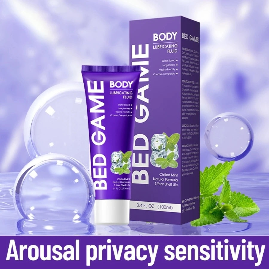 Intimate mint Lubricant Pleasure Body Erotic Oil Lubricant Adult Sex Supplies flirting for couples 200ml