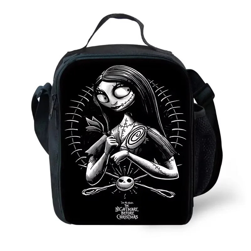The Nightmare Before Christmas Child School Backpack with Lunch Bags ,Pencil Bags ,School Bags for Boys Girls Best Gift XHOO1-KB-079-A2