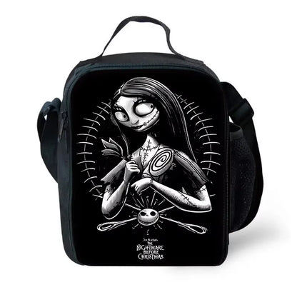 The Nightmare Before Christmas Child School Backpack with Lunch Bags ,Pencil Bags ,School Bags for Boys Girls Best Gift XHOO1-KB-079-A2