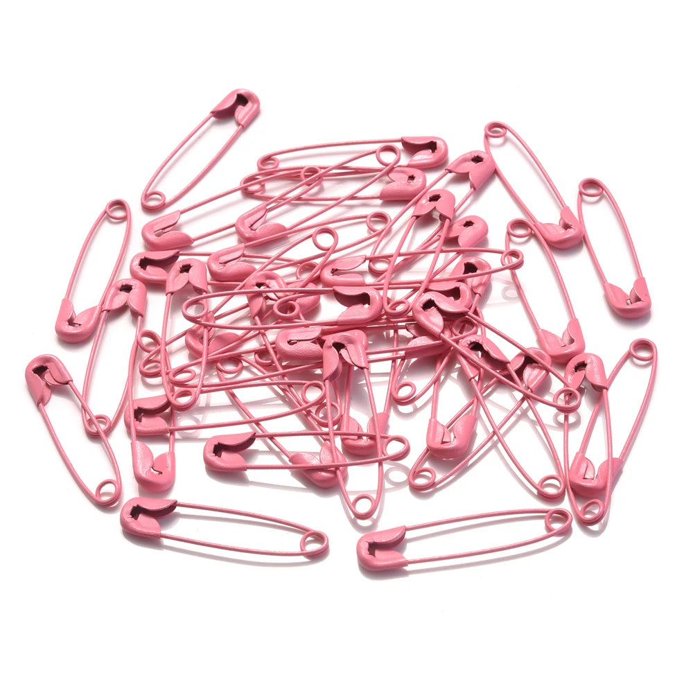 30pcs 6x30mm Colorful High Quality Safety Pins Paper Clip DIY Sewing Tools Metal Needles Large Safety Pin Brooch Accessories 6