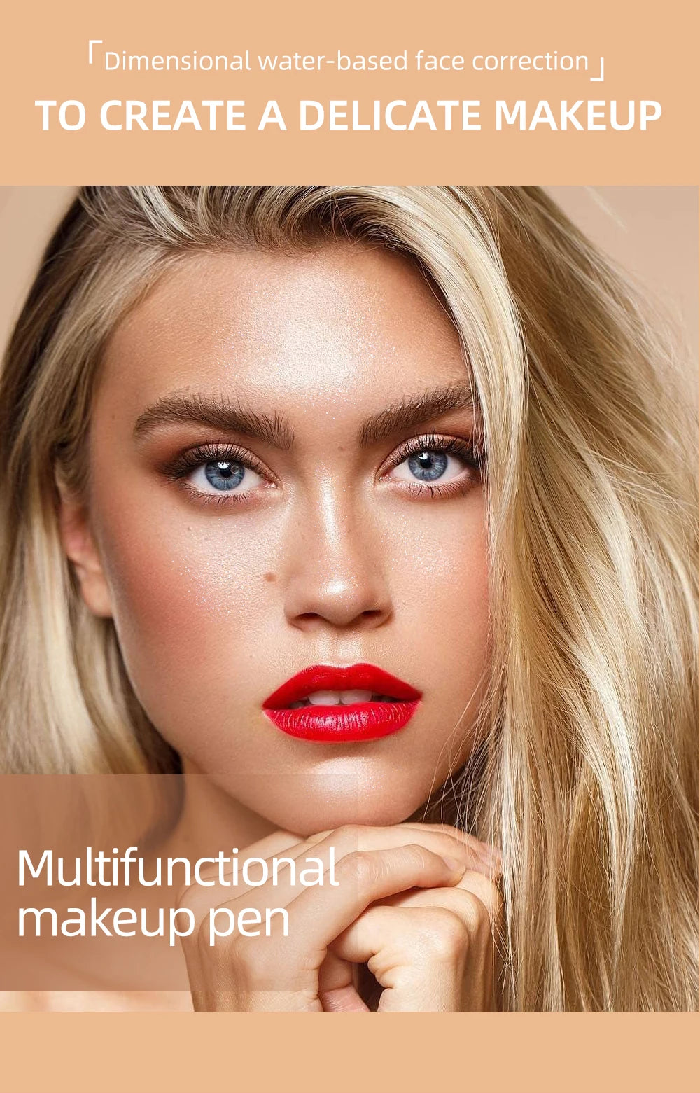 QIBEST Pink Peach Liquid Blush Velvet Matte Blusher Face Pigment Stick Lasting Natural Cream Cheek Tint Blush Makeup Maquillajea