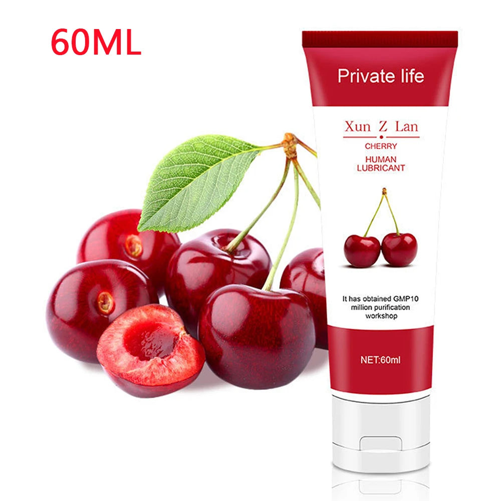 Sex Shop Fruit Flavor Lubricant for Sex Love Vagina Lubricants Water Based Lube Gay Anal Lubricant Sex Lube 80ml Adult Sex Toys