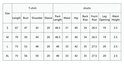 California West Coast City Letter Graphic T-Shirts Set Women New Soft Cotton 2 Piece Set Summer Shorts Elasticity Short Sleeve