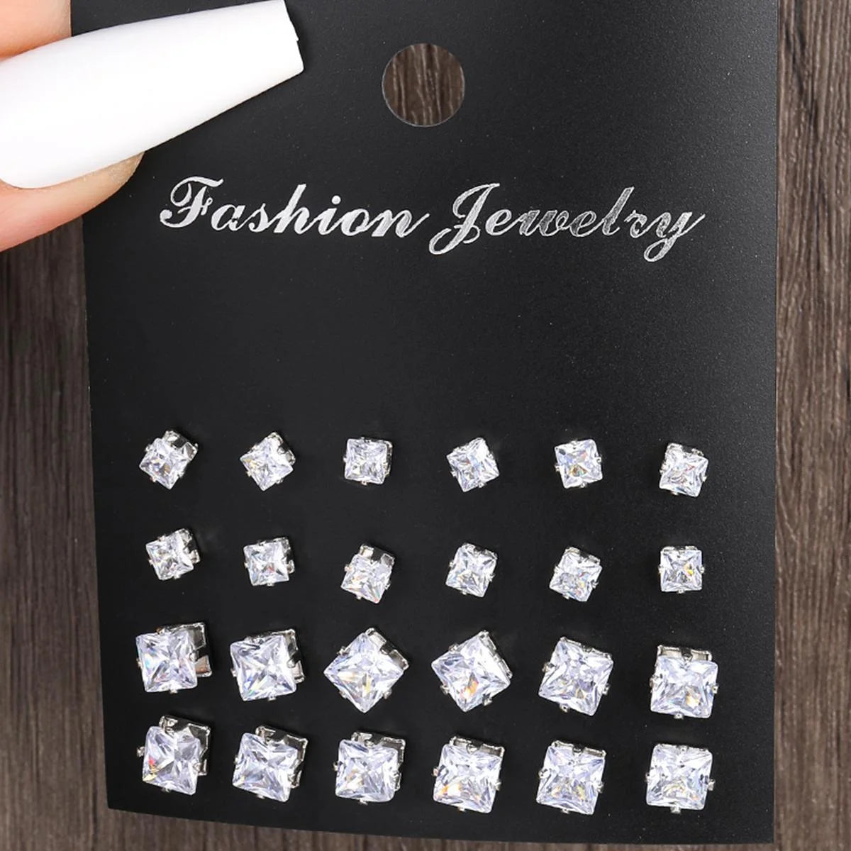 36 Pcs Simple Shiny Rhinestone Stud Earrings Set for Women Fashion Crystal Zircon Pearl Earring New Jewelry Accessories Gifts Badiee Stylez