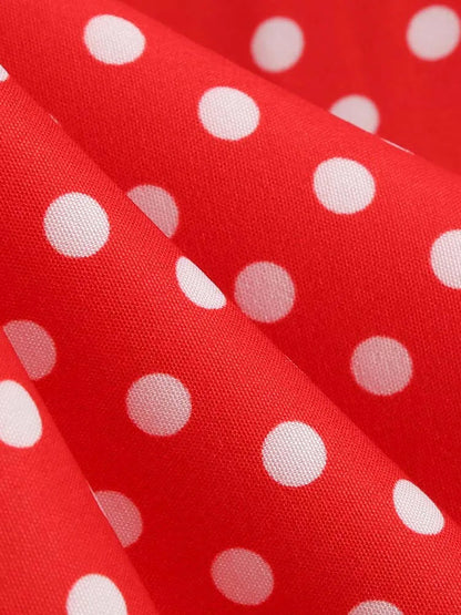 Off the Shoulder Elegant Vintage Party Dress Women Summer Polka Dot Ruffles A Line Midi Dresses Badiee Stylez