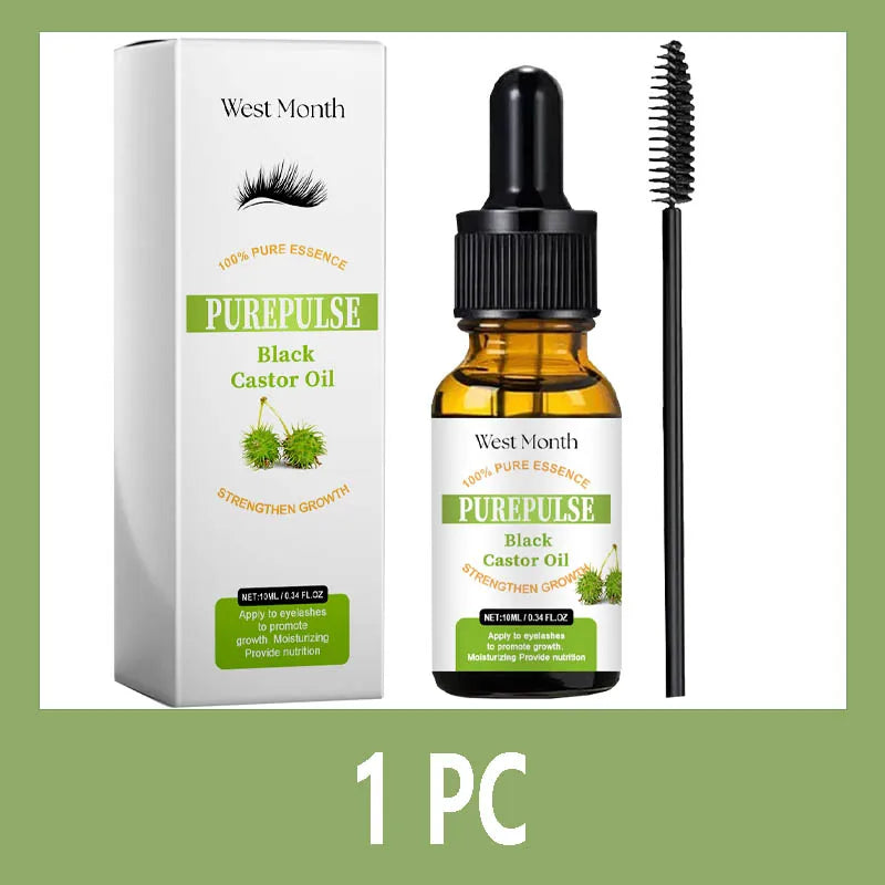 Eyelash Fast Grow Serum Lengthen Thicken Natural Curl Enlargement Eyelash Growth Natural Eyelashes Growth Serum in a week 1 PC