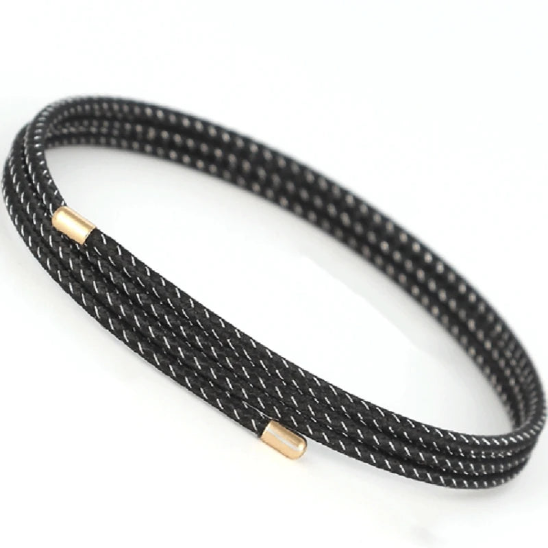 5pcs/Lot Multicolor Magnetic Rope 27cm 51cm 58cm Adjustable Magnet Milan Rope Bracelet  Necklace DIY Jewelry Making Accessories Badiee Stylez