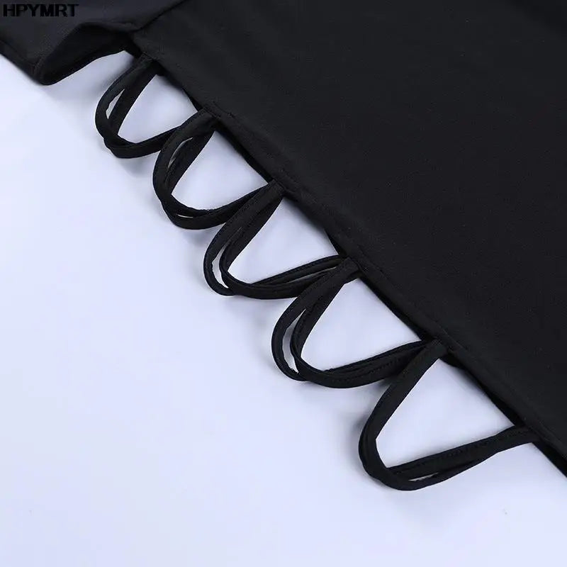 Long Black Dress Woman Round Neck Slim Bodycon Dresses New Summer Midi Dresses Sexy Dress For Party White Black Dresses Women