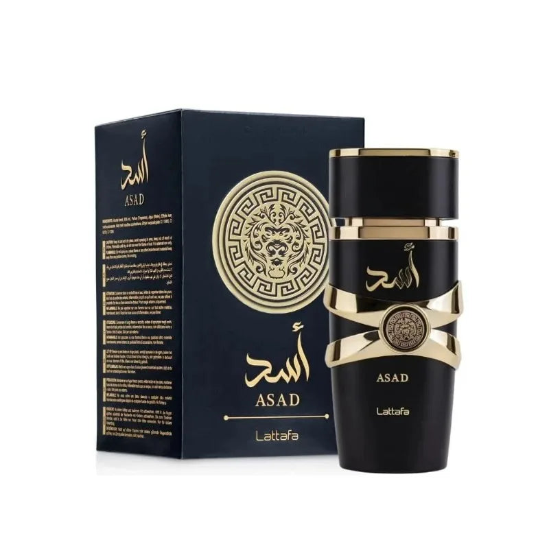 Lattafa Perfumes Black Edition Asad For Unisex Eau De Perfume Spray, 3.4 Ounce Long-Lasting Floral Scent Best Gift - Badiee Stylez