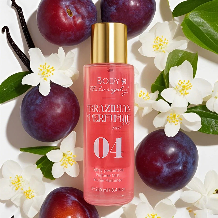 Women's Brazilian Perfume, 250ml Body & Hair Mist, Vanilla Uplifting Fragrance, Long Lasting Floral Fruity Gourmand Scent Spray - Badiee Stylez