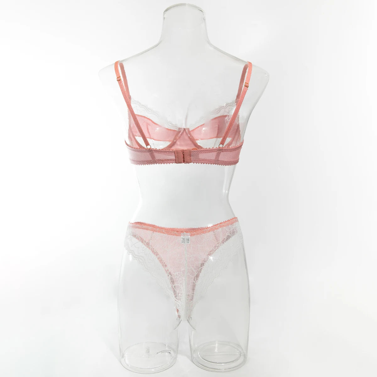 French Satin Lace Bra And Thong Set Sexy Ultrathint Lace Patchwork Lingerie Two Picec Sets Fancy Erotic Intimate Underwear Suit