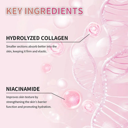 Collagen Jelly Cream Niacinamide Tightening Soothing Moisturizing Anti-Aging Firmness Hydration Skincare 100ml Face Gel