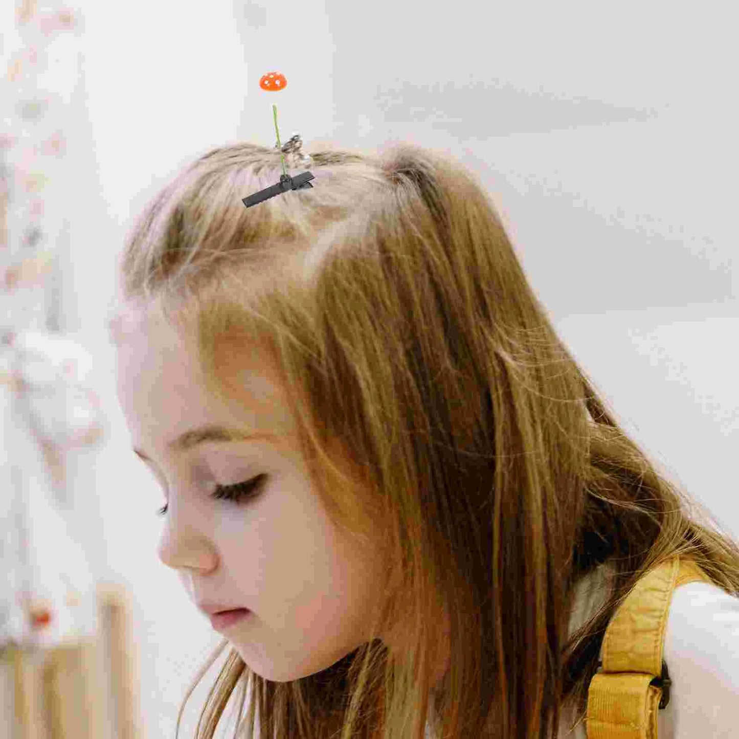 30 Pcs Accessories Mushroom Lemon Tree Hair Clip Women's Barrettes Hairclip Clips Small Plastic and Zinc Alloy Assorted Color