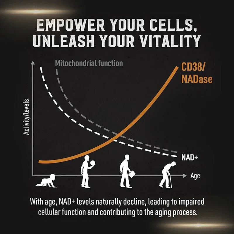 Liposomal NAD - Heart & Brain Function, Longevity, Aging Defense, Cellular Energy