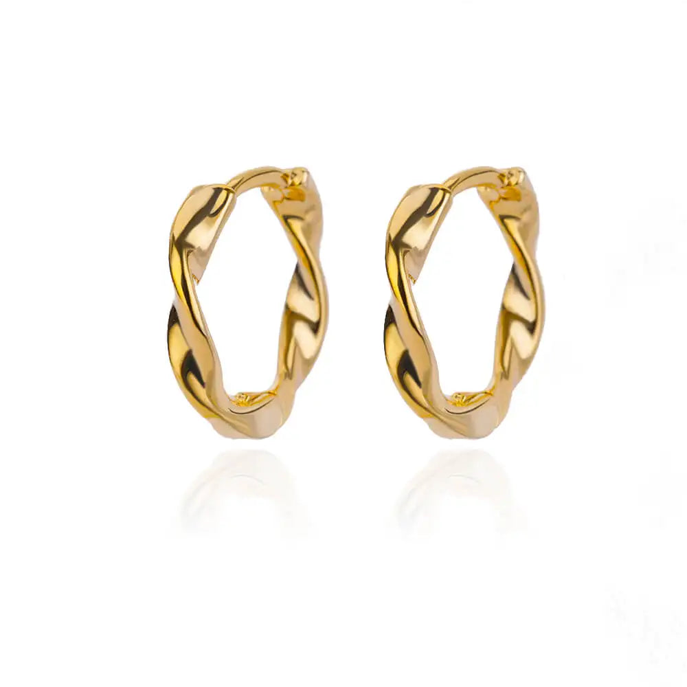 Luxury Star Pendientes Earrings For Women Girl Stainless Steel Minimalist Hoop Piercing 2025 New In y2k Jewelry aretes de mujer E3120G-3 CHINA