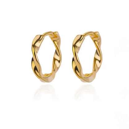 Luxury Star Pendientes Earrings For Women Girl Stainless Steel Minimalist Hoop Piercing 2025 New In y2k Jewelry aretes de mujer E3120G-3 CHINA
