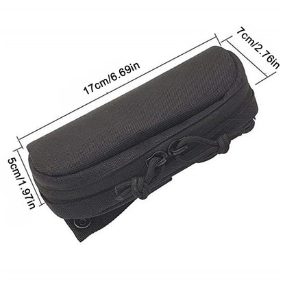 Outdoor Hunting Sunglasses Case Molle Durable Goggles Tactical Bag Sunglasses Storage Case Nylon Hard Glasses