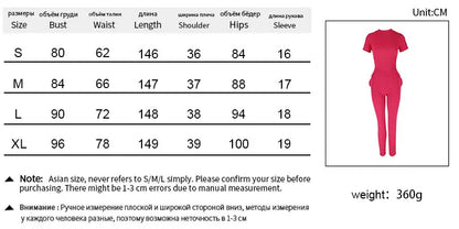 Spring New Women's Jumpsuits Sexy Sweet Pink Hollow Out Jumpsuit Streetwear Fashion Pockets Short Sleeve Female Elegant Rompers