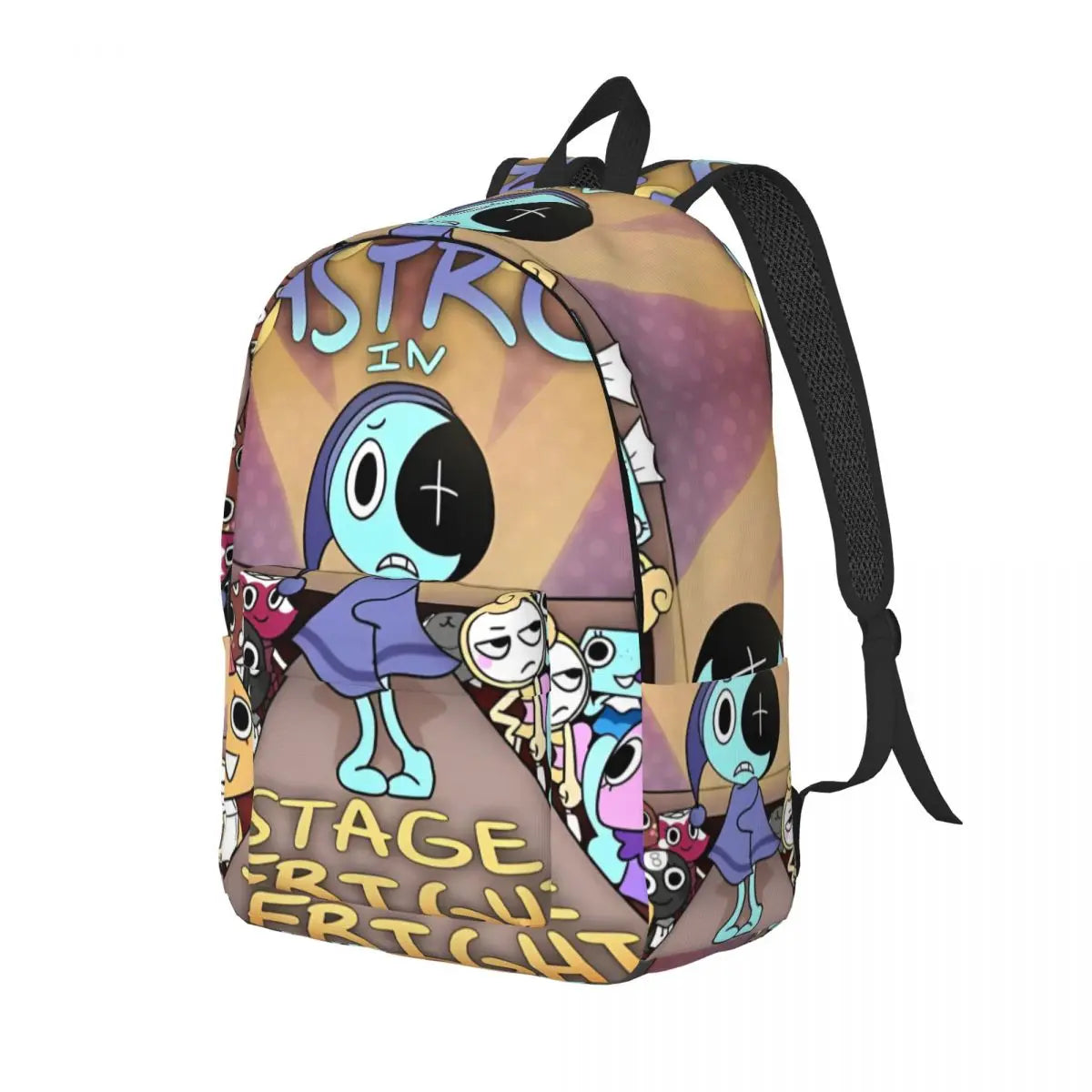 Dandys World Cool Backpack Lightweight High School Hiking Travel Game Logo Daypack for Men Women Laptop Computer Shoulder Bag 3