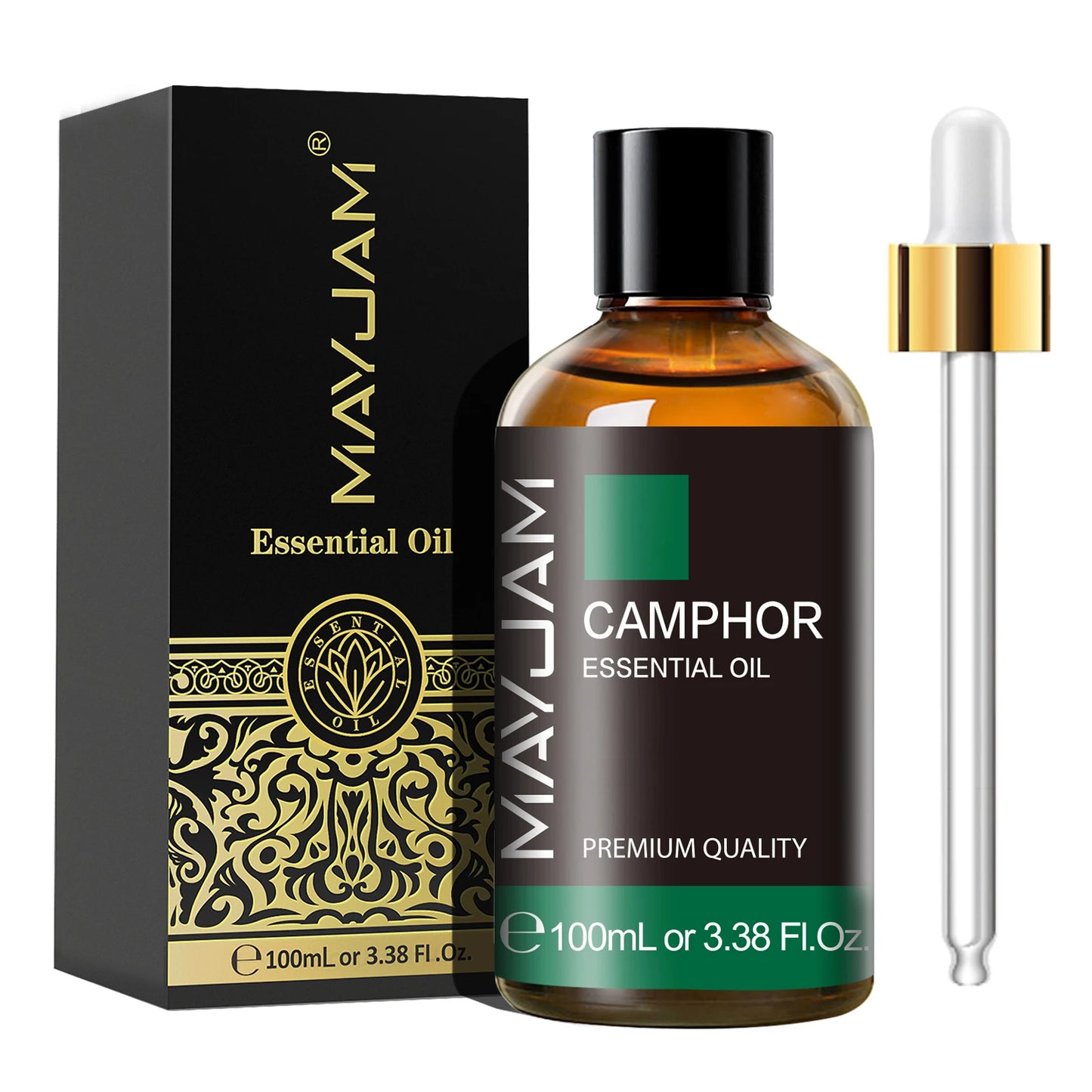 MAYJAM 1PCS 100ML Essential Oil with Dropper Sandalwood Lavender Eucalyptus Vanilla Aroma Oil For Humidifier Scent Candle Burner - Badiee Stylez