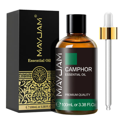 MAYJAM 1PCS 100ML Essential Oil with Dropper Sandalwood Lavender Eucalyptus Vanilla Aroma Oil For Humidifier Scent Candle Burner - Badiee Stylez