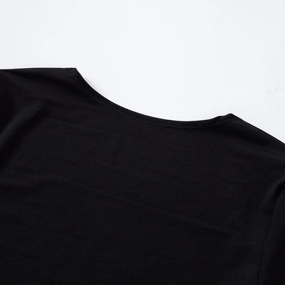 Backless Short Sleeve Blue Y2K Crop Top Women Casual O Neck Summer T Shirts Sexy Vintage Cut Out