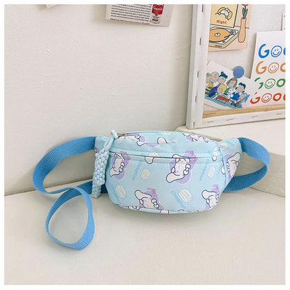 Sanrio Kuromi Chest Bag Cinnamoroll Crossbody Shoulder Bag Waist Storage Pouch My Melody Hello Kitty Coin Purse Kid Girl Gift 3