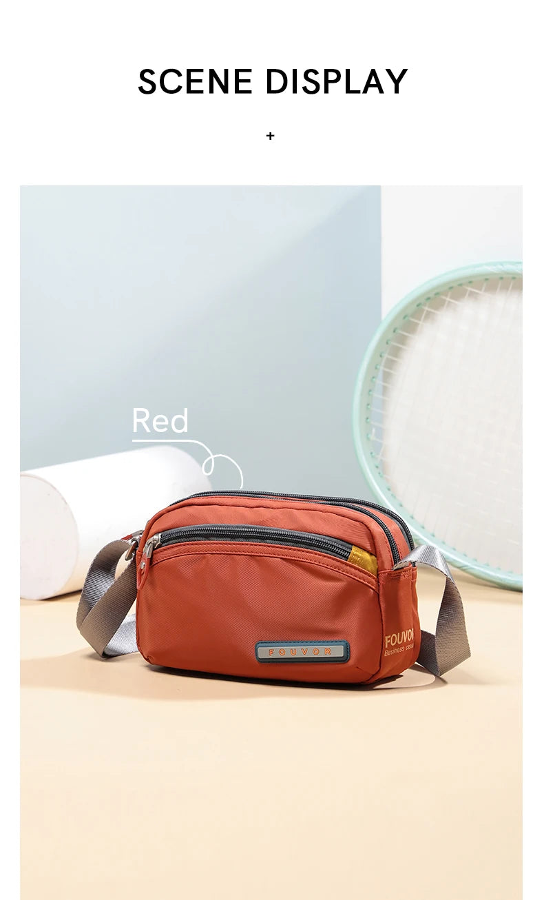 Fouvor Women Shoulder Bag Trend 2025 Nylon Small Crossbody Bag Fashion Sports Waterproof High End Messenger Bags Ladies 2587-19