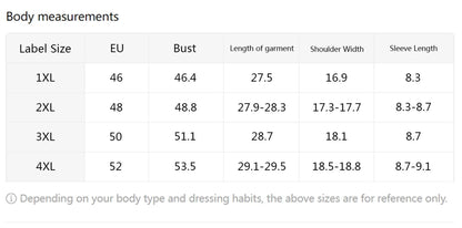 Love electrocardiogram Plus size women's round neck short sleeve T-shirt with elastic half sleeves and trendy prints