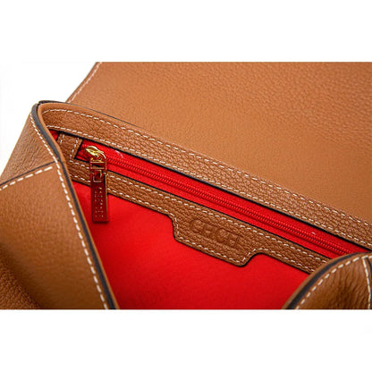 CHCH Women's Saddle Bag 2024 Autumn/Winter New Black Cow Leather Flip Small Square Bag Simple Commuter Diagonal Cross Bag