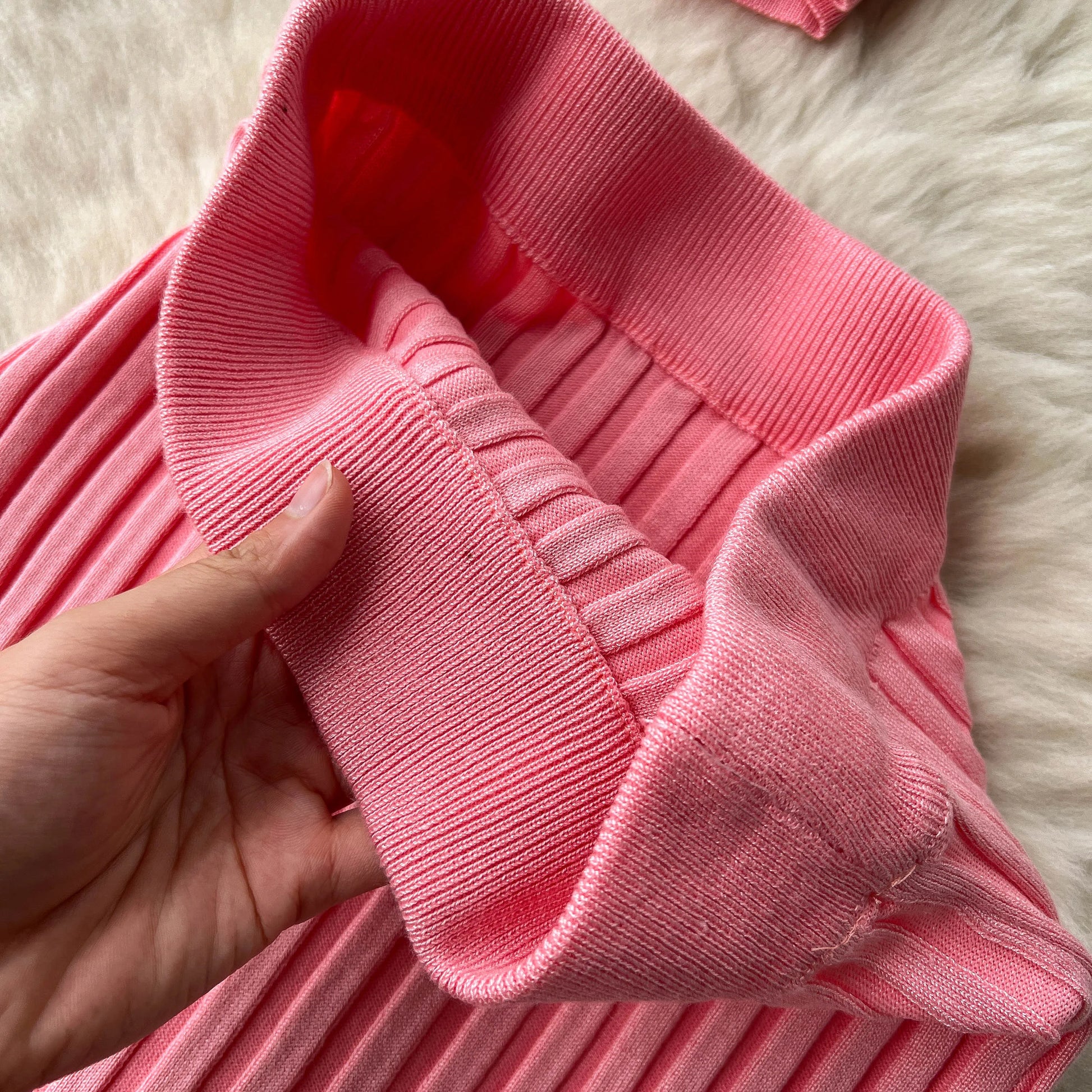 SINGREINY Casual Two Piece Sets Women Summer O Neck Top Elastic Waist Long Skirt Fashion Office Lady Korean Knit Suit