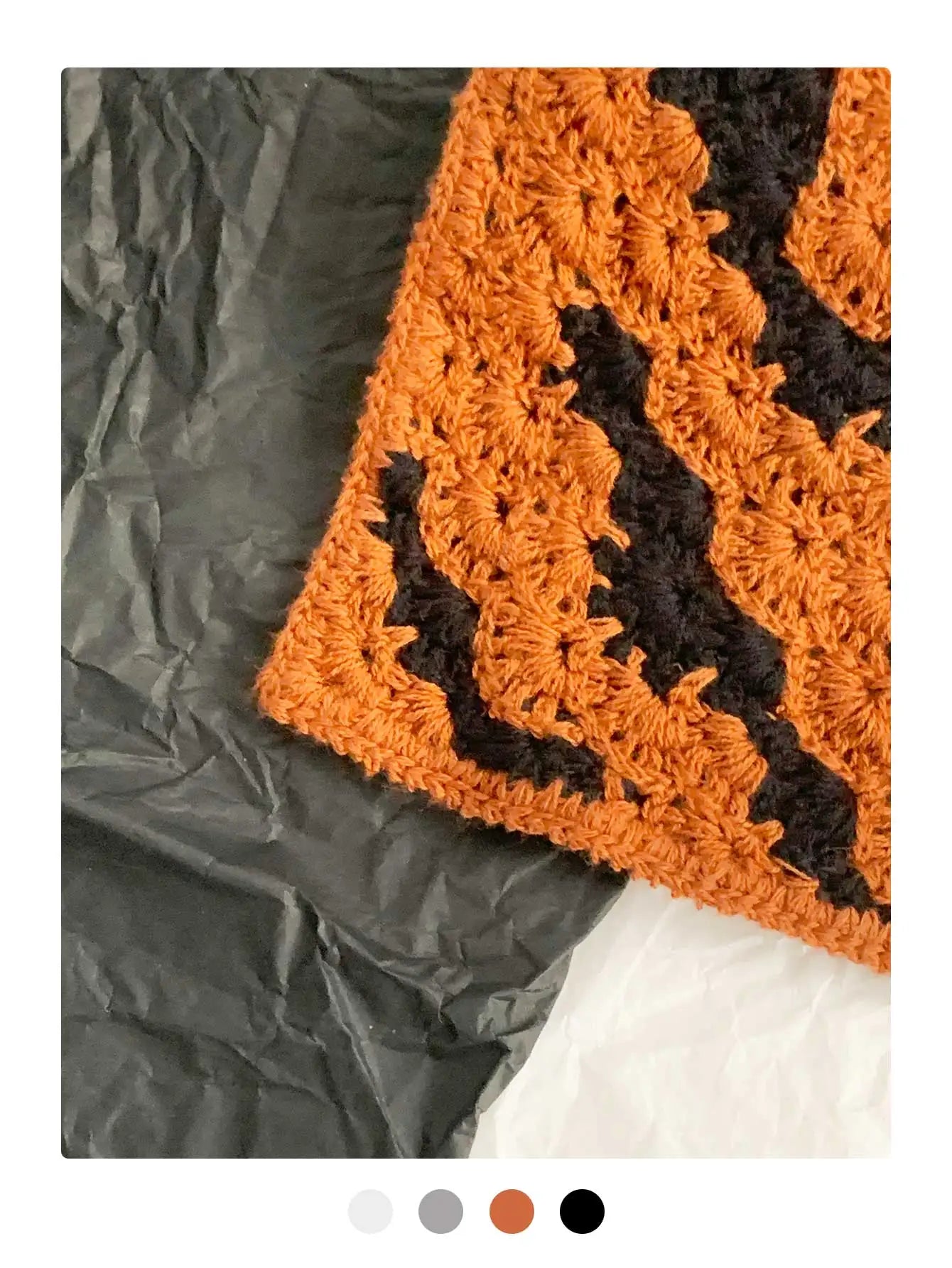 Halloween Costume Skeleton Ghost Bat Spider Web Personalized Knitted Crochet Headband Female Photo Photo Triangle Scarf Trendy Badiee Stylez