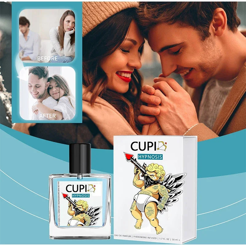 50ml Original Cupid Men's Pheromone Cologne Lasting Mature Hypnotic Rich Fragrance High Quality Hombre Perfume Body Spray - Badiee Stylez