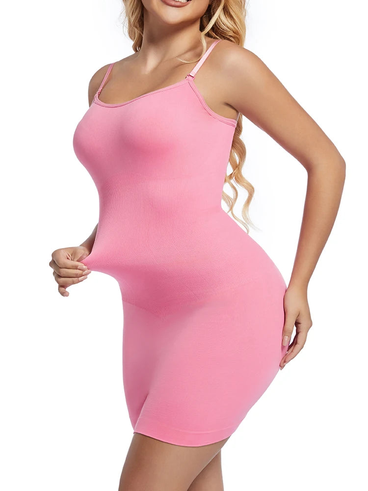 FITTOO Suspender Dress Women Body Shaper Tummy Control Sleeveless Skirt Slimming Waist Tops Female Streetwear Sexy Female New