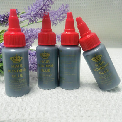 Black Hair Weaving Bond Waterproof Anti-fungus Hair Bonding Glue Super Bond For The Perfect Hold In Hair Bonding Lace Glue1 OZ