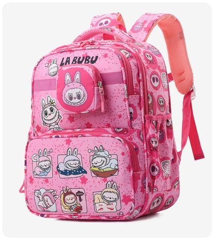 New Large Capacity Bag Children Backpack Cute Cartoon Primary School Bag Shoulder Bag New Kids Practical Portable Backpack