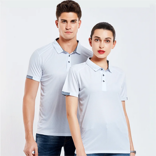 8 Colors Quick-Drying Breathable Sports Polo Shirt Custom Logo Print Embroidery Design Company Brand Tops S-4xl