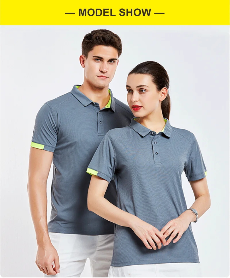 8 Colors Quick-Drying Breathable Sports Polo Shirt Custom Logo Print Embroidery Design Company Brand Tops S-4xl