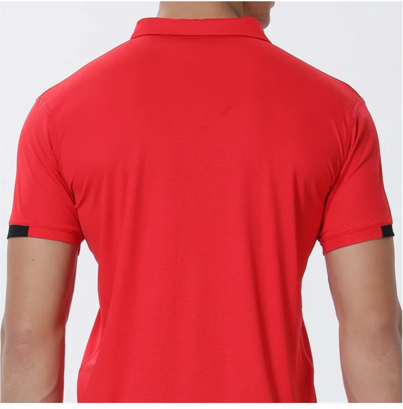 8 Colors Quick-Drying Breathable Sports Polo Shirt Custom Logo Print Embroidery Design Company Brand Tops S-4xl