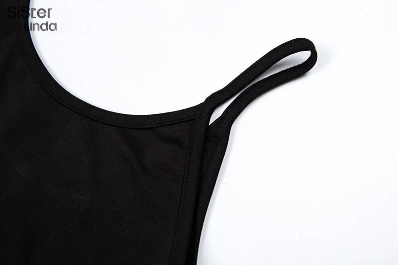 Sisterlinda Sexy Backless Sleeveless Black Playsuits Womens Elastic Soft Casual Wear Short Rompers Jog Sportswear Bodysuits 2020