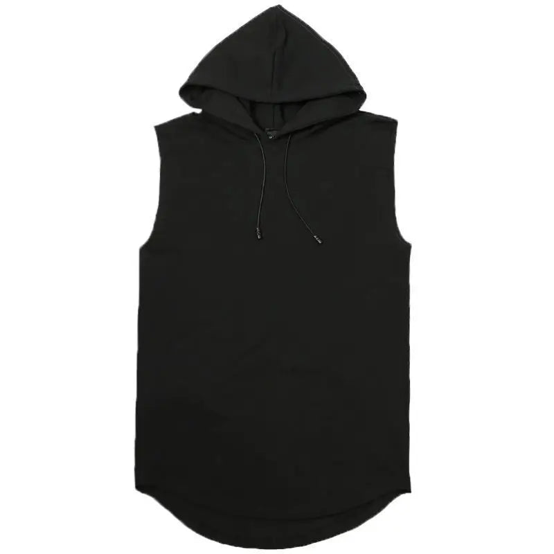 Solid Color 2023 Brand New Men's Tank Tops Vest Sleeveless Tees For Male Hooded Man Vests Tops Hip Hop Men Tank Top T shirt Badiee Stylez