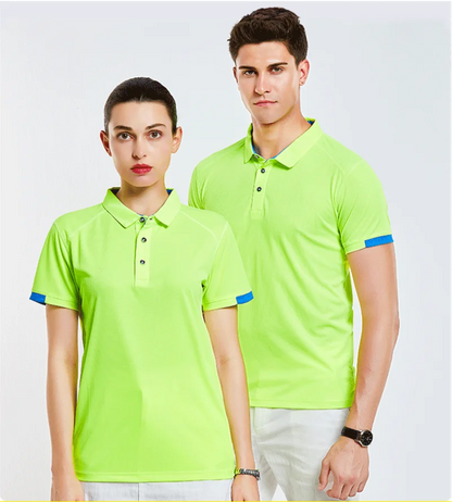 8 Colors Quick-Drying Breathable Sports Polo Shirt Custom Logo Print Embroidery Design Company Brand Tops S-4xl