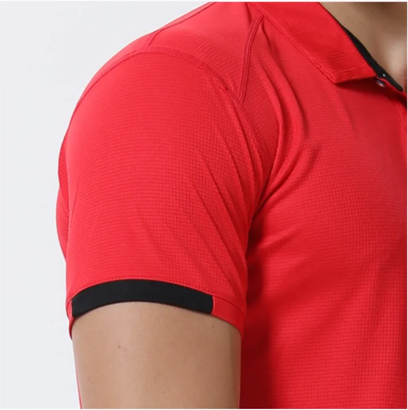 8 Colors Quick-Drying Breathable Sports Polo Shirt Custom Logo Print Embroidery Design Company Brand Tops S-4xl