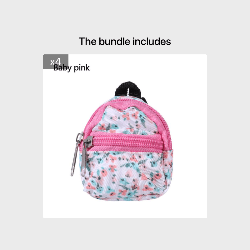 for LABUBU 11.81inch Doll 1/6 BJD Doll Mini Bag Backpack Mini Doll Bag Doll House Decoration Toy Accessories for Gifts Halloween, Christmas Gift Badiee Stylez