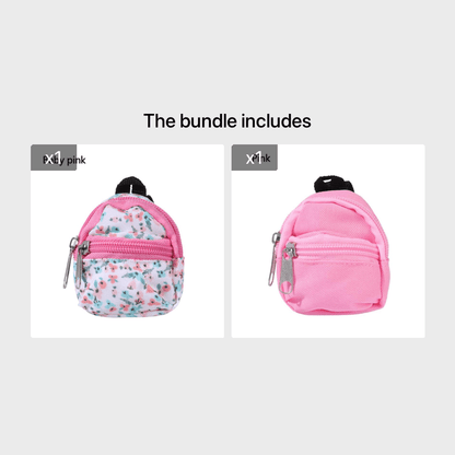 for LABUBU 11.81inch Doll 1/6 BJD Doll Mini Bag Backpack Mini Doll Bag Doll House Decoration Toy Accessories for Gifts Halloween, Christmas Gift Badiee Stylez