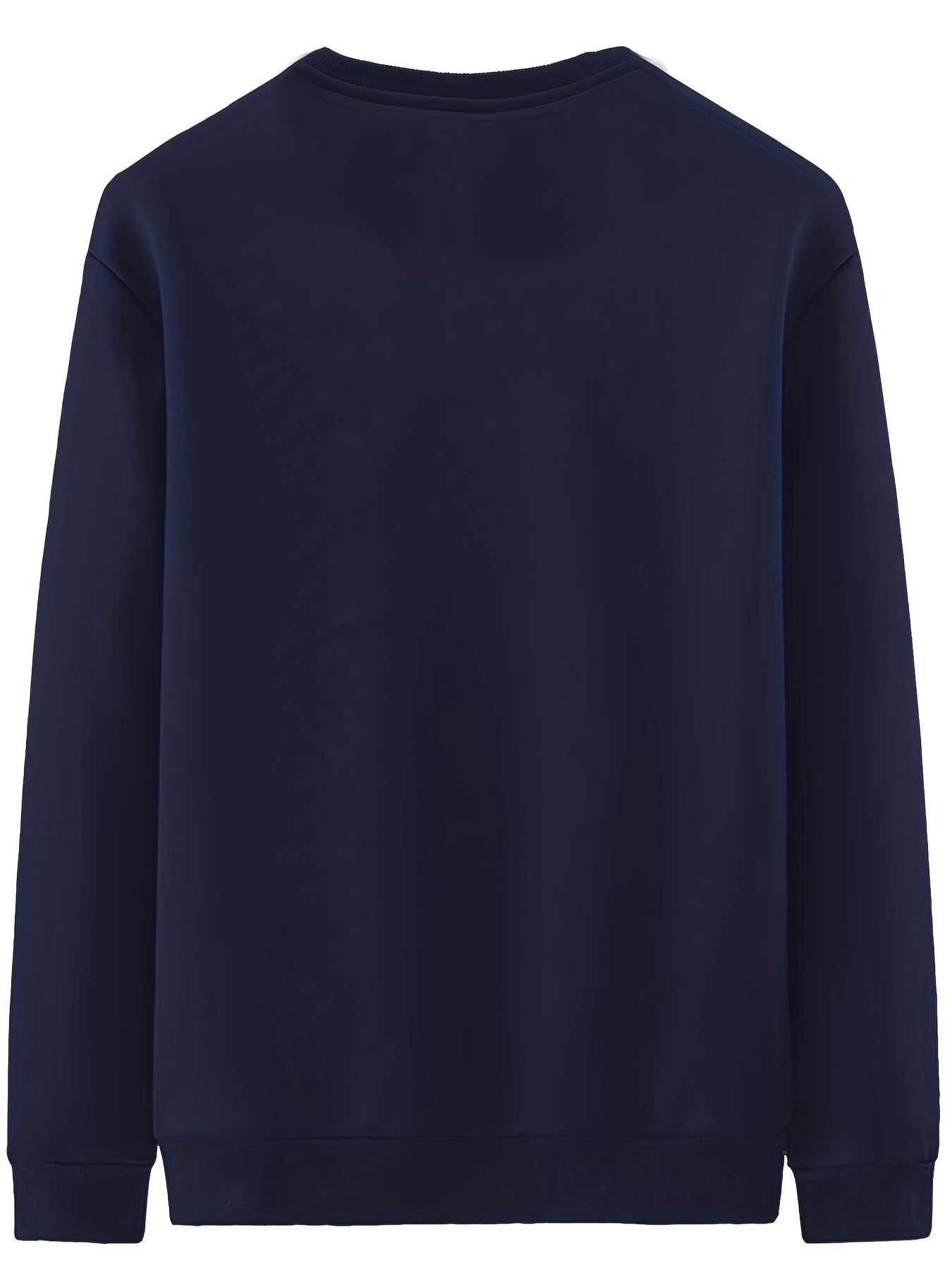 New Men's Casual Fashionable Solid Color Crew Neck Sweatshirts For Autumn And Winter Badiee Stylez