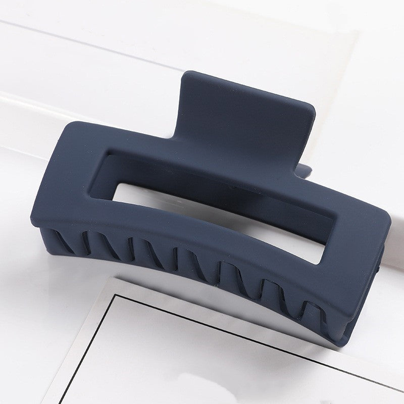 Multicolor Large Thick Acrylic Hair Clip Rectangle Hairclip Long Hair Resin Claw Clips Nonslip Jaw Clips Badiee Stylez