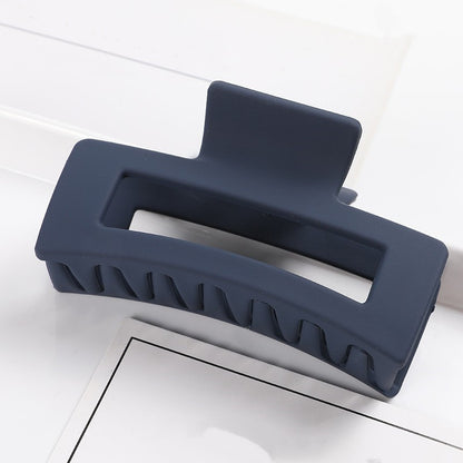 Multicolor Large Thick Acrylic Hair Clip Rectangle Hairclip Long Hair Resin Claw Clips Nonslip Jaw Clips Badiee Stylez